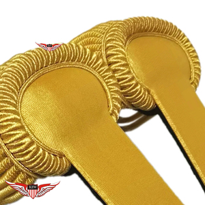 Borlas Doradas de Alta Calidad con Flecos, Pequeñas Borlas Doradas para Hombro, Accesorio de Moda para Ceremonias y Defensa Personal - Product Image 3