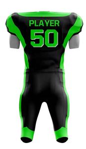 Conjunto de Uniforme de Fútbol Americano Personalizado al por Mayor, Sublimado, Transpirable, de Talla Grande, Manga Corta, para Equipo Adulto, Diseño Liso para Práctica - Product Image 2