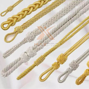 Cordons de chapeau de cérémonie sur mesure de qualité supérieure, couleur unie, matériau léger et durable - Product Image 6