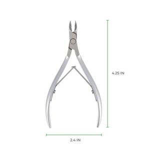 Pince à cuticules D-07 MARI en acier allemand, coupe-cuticules à double tranchant, 4,25 pouces, pour salon de beauté - Product Image 4
