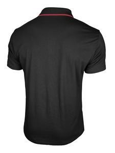 เสื้อเชิ้ตแขนสั้นผู้ชาย ผ้าถักนิตติ้ง 100% ผ้าฝ้าย ป้องกันรอยยับ ลายพิมพ์ ออกแบบโลโก้ได้ ซิปและกระเป๋าเสื้อ สไตล์ลำลอง - Product Image 2
