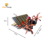 PHU LONG GLOBAL Transplanteur de riz manuel de haute qualité à 4/5/6 rangs, 20cm 24cm, Garantie 1 an, Direct usine