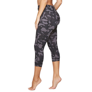 Leggings Capri para Mujer, Cintura Media, Secado Rápido, Ecológicos, con Estampado Personalizado, Tela de Forro Polar, Material Transpirable, OEM, al Mejor Precio - Product Image 3