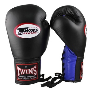 Twins Muay Thai <b>Lace</b> Up Boxing Gloves - Custom Real Leather Kick Boxing Gloves - Red/<b>White</b> - Product Image 6