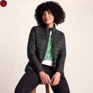 <b>Women's</b> <b>Lightweight</b> Quilted Puffer Jacket Zip Up Stand Collar Waterproof Breathable Winter <b>Coat</b> for Outdoor Travel Jacket - Product Image 5
