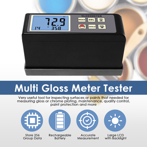 High Precision 20/60/85 Degree Tri-Angle Gloss Meter for Surface Quality <b>Control</b> | ISO/ASTM Compliant | Auto-Calibration - Product Image 3