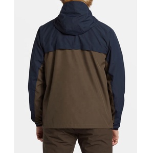 2025 Casual Sportswear Windbreaker Jacket Plus Size Custom Mesh Lining Color <b>Block</b> Windbreaker Windcheater Breathable Quick Dry - Product Image 2