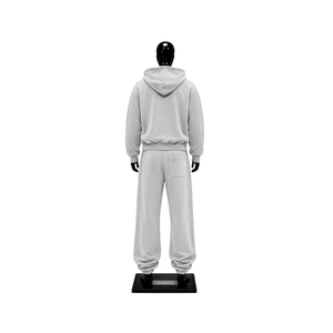 Conjunto de chándal de terciopelo plateado para mujer, con sudadera con cremallera completa, pantalones de pierna ancha, dos piezas, con pedrería, de lujo, estilo casual urbano para correr - Product Image 2