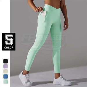 Ensemble 2 pièces personnalisé : Soutien-gorge de yoga dos nu et leggings évasés – Sans couture, respirant, écologique, taille élastique, haute qualité pour la gym - Product Image 4