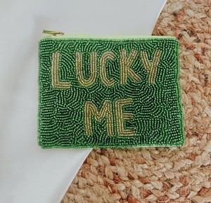 Decorative Embroidery Glass <b>Seed</b> Beaded Coin Purse Mini Cosmetic Bag For Travel Gifting Parties Stylish Women Zipper Pouch - Product Image 3