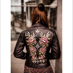 Boomletcorp เสื้อแจ็กเก็ตสตรีสำหรับฤดูหนาวปักโลโก้ได้ตามต้องการทำจากผ้าใบ - Product Image 1