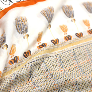 Wholesale All Seasons Women Beige Chiffon Viscose Cotton Solid Color Color Blocking Scarves Skin-Friendly Modest Daily Wear Long - Product Image 5