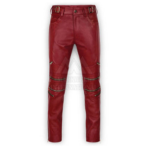 กางเกงหนังผู้ชายขายดี ผลิตจากโรงงาน ขายส่ง คุณภาพดีที่สุด - Product Image 1