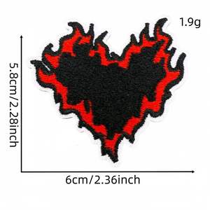 Patchs brodés personnalisés en gros, thermocollants, motif loup animal, patch en tissu brodé 3D pour casquette, sac à dos, veste, sac, OEM ODM - Product Image 3