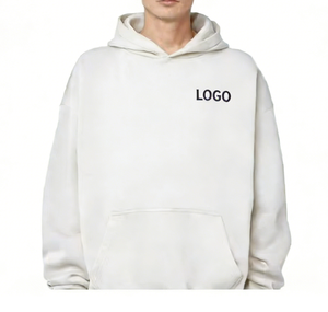 Sudadera con Capucha Unisex Personalizada de Felpa de Algodón de 400 g/m², Sudadera Corta Extra Grande de Felpa Francesa de 420 g/m² con Bordado 3D - Product Image 6