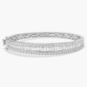925 <b>Silver</b> Streetwear Jewelry Moissanite Diamond <b>Bracelet</b> For Womens Heavy Iced Out Cuban <b>Bracelet</b> Moissanite Diamond <b>Bracelet</b> - Product Image 1
