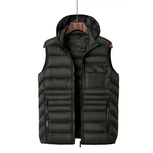 Chaleco de Algodón Montane para Hombre Adulto con Cierre Frontal y Logotipo, Transpirable, Ecológico, Impermeable, sin Mangas, para Invierno y Actividades al Aire Libre - Product Image 1