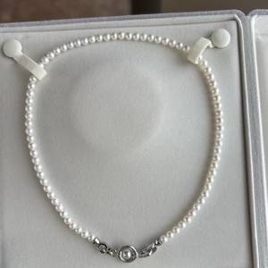 Collar de Perlas de Agua Dulce Naturales de 5-6 mm con Hebilla Universal, Joyería Natural de Moda, Cadena de Cuello Elegante, Accesorios al por Mayor - Product Image 1