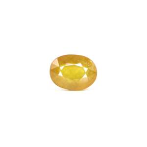 Natural Pear Cut Yellow Sapphire 7.4 Carat Certified Wholesale Gemstone - Product Image 1