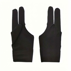 Guantes de Snooker para Hombre, de la Mejor Calidad, Antideslizantes, de 3 Dedos, Transpirables, de Color Sólido, Unisex - Product Image 1