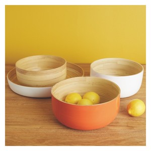 Frutero y Tazón Decorativo de Bambú Ecológico, Hecho a Mano, Decoración Natural para el Hogar, para Cocina y Comedor Modernos - Product Image 1