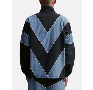 2025 Men's <b>Vintage</b> Acid Wash Breathable <b>Windbreaker</b> Set-Lightweight Full Sleeve Crew Neck Reflective Peep Show Two-Piece Design - Product Image 2