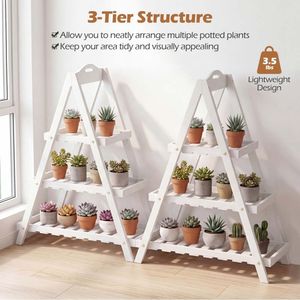 ชั้นวางกระถางต้นไม้ 3 ชั้น สำหรับตกแต่งลานบ้าน - Product Image 4