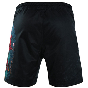 Shorts de combat MMA sublimés pour hommes, motif démon japonais Oni, shorts de grappling, shorts de kickboxing, vente en gros OEM - Product Image 2