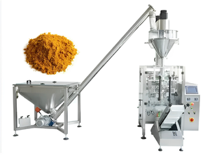 Machine de remplissage et d'emballage automatique à vis sans fin contrôlée par PLC pour poudres, épices, piments, farine et aliments - Product Image 1