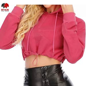 Ryan Pro Gear – Nouveaux sweats à capuche pour femmes, crop top respirant et élégant, couleur personnalisée, grandes tailles, services OEM et ODM - Product Image 2