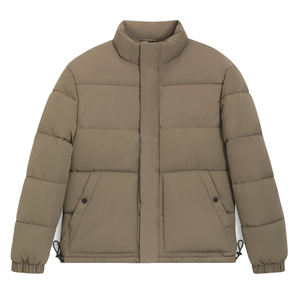 Oversize Men's <b>padded</b> Jacket Lightweight plus size Puffer Jacket stand colar Winter Warm Up Insulated bomber <b>Coat</b> - Product Image 1