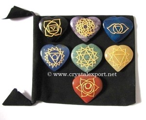 Vente en gros Sept Chakras Gravé Pyramide Agate Cristal Gemme Reiki Guérison Set Enhanced Feng Shui Semi-Précieux Pierre Artisanat - Product Image 5