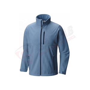Stand-Collar Sports Quick-Dry Windproof Camping-Randonnée Outdoor Light-Color Hommes Nouvelle-arrivée Softshell-Jackets Zipper-Pocket - Product Image 1