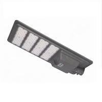 Lampadaire solaire LED 400W tout-en-un avec corps en ABS IP65 et IP68 pour le jardin et l'éclairage routier extérieur Alimentation CC incluse