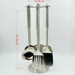 Ensemble de cuisine en acier inoxydable de haute qualité, finition polie, lot de 6 pièces, article très vendu à l'étranger, pour restaurant et cuisine domestique. - Product Image 6