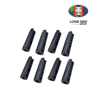 Manchon d'espacement cylindrique en plastique personnalisé OEM/ODM, moulé par injection, avec tube central à nervures internes, insert de support haute résistance - Product Image 1