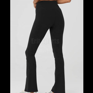Pantalon évasé pour femme de qualité supérieure, été, tissu en coton/polyester respirant et écologique, look élégant pour des tenues tendance - Product Image 3