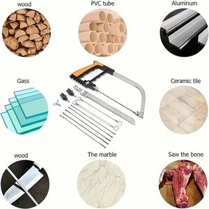 Sega a mano multifunzione Devil Saw per attrezzatura da esterno, progetti fai-da-te per falegnami, design a curva - Product Image 2