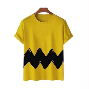 Camiseta de Hombre de Alta Calidad, Personalizada, Estampada, Multicolor, para Verano, Diseño Casual con Cuello Redondo, 100% Algodón, Transpirable - Product Image 1