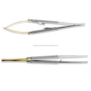 Kit de micro-chirurgie de précision mondiale 3 pièces : Ciseaux, porte-aiguille et forceps de ligature - Acier inoxydable, manuel, usage clinique - Product Image 3