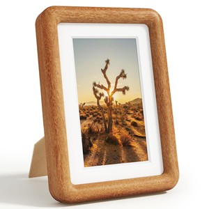 Cadres photo en bois d'acacia et fil d'acier inoxydable, modèle AC-FLF5, forme rectangulaire - OEM, vente en gros personnalisée |   Aqdus Saleem Inde - Product Image 2