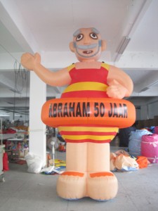 Inflable Holland Abraham 50 JAAR para eventos publicitarios de venta comercial al aire libre - Product Image 1