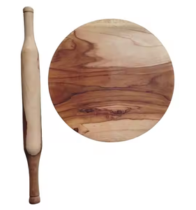 Premium Handmade Wooden chakla belan Rolling Pin 100% Quality for Hotels & Restaurant Kitchens buraq handicraft - Product Image 3
