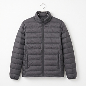 <b>Men's</b> Winter <b>Lightweight</b> Puffer <b>Jacket</b> Quilted Stand Zipper Eco-Friendly Casual Padded OEM ODM Wholesale Factory Custom Logo Low - Product Image 4