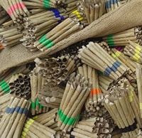 Queen King-Size Rouleaux de feuilles d'ébène doré indien sur mesure de luxe Manuel 100% Naturel 4 rouleaux droits faits à la main en vrac Meilleurs prix