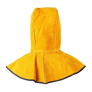Gorro de soldadura formal de cuero vacuno de alta calidad con capucha protectora para venta en línea - Product Image 5