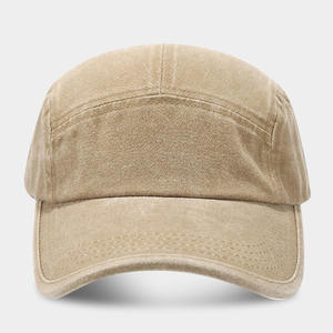 Premium Style Custom Washed Caps For Men Outdoor Waterproof Oem Fabric Acid Washed Caps Adjustable Four Season Casual Wear Caps - Product Image 1