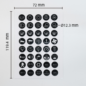 สติ๊กเกอร์ฉลากสำหรับชุด PB45xx - Product Image 3
