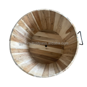 Viet Wood Vietnam Modern <b>Square</b> Oil-coated Planter <b>Pot</b> for Floor Hanging Hotel Use in Home Garden Shopping Mall-Wholesale - Product Image 3