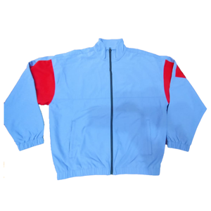Men's Pink <b>Racer</b> <b>Jacket</b> Stand Collar Zipper Closure Solid Color Casual Autumn Wear Regular Fit Polyester Fleece Material - Product Image 2
